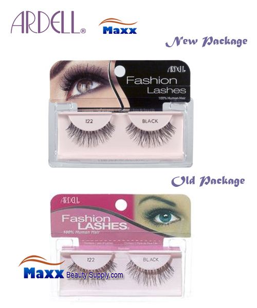 4 Package - Ardell Fashion Lashes Eye Lashes 122 - Black